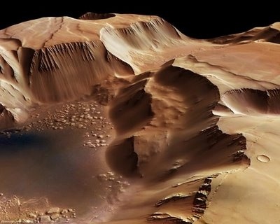 La NASA encuentra Agua Salada en estado liquido en Marte 3