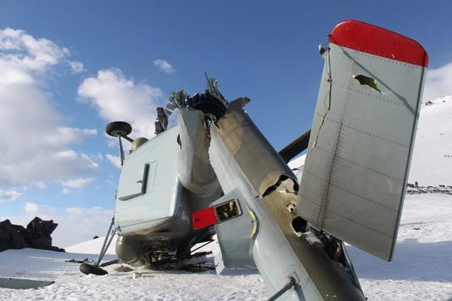 Helicóptero perdido en la nieve - Noticias Curiosas