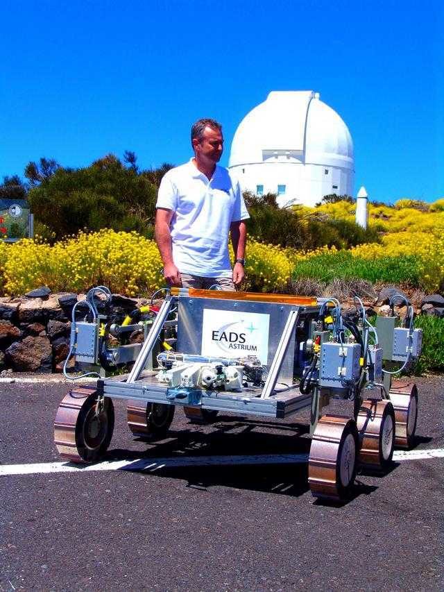 Noticias Curiosas - Tenerife prueba un 'rover' en El Teide para viajar a Marte