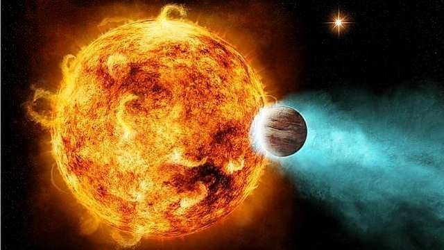 Un planeta bombardeado por su estrella 5