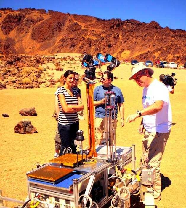 Noticias Curiosas - Tenerife prueba un 'rover' en El Teide para viajar a Marte
