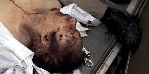 El dilema de qué hacer con el cadáver de Gadafi 3 noticias cadáver de Gadafi muerto