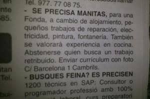Empresas esclavistas ofrecen trabajo sin salario explícito 1 Empresas esclavistas ofrecen trabajo sin salario explícito 2