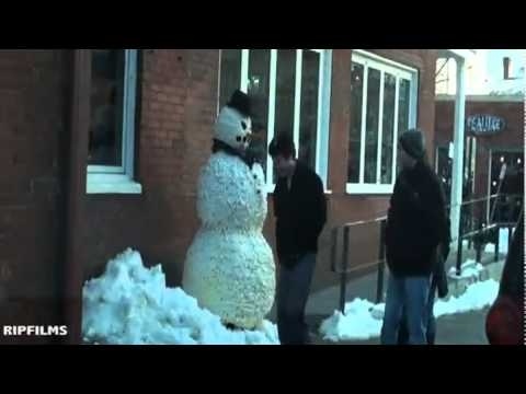 El muñeco de nieve callejero 1