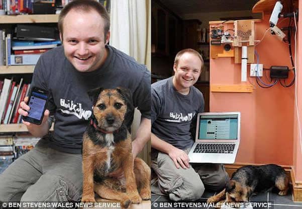 El perro que se alimenta por Twitter @FeedToby 3
