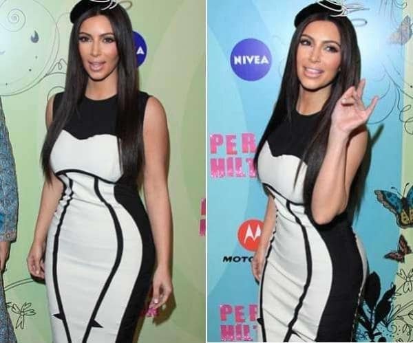 Kim sigue engordando y casi revienta un vestido 1 Kim sigue engordando y casi revienta un vestido 2