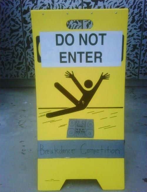 Fotos de señales de advertencia graciosas