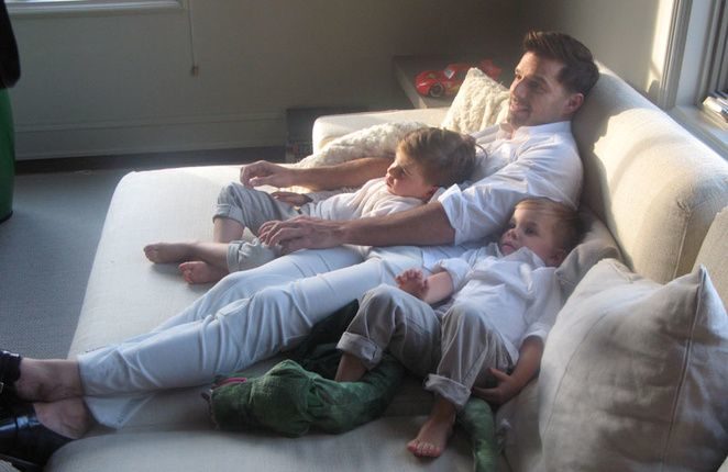 noticias Ricky Martín posó con su novio y sus hijos