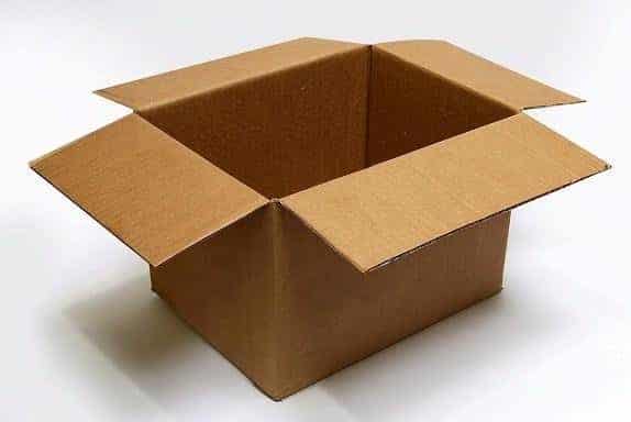 caja de carton - horno solar casero
