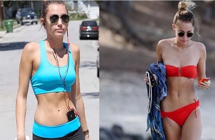 A qué se debe la delgadez extrema de Miley Cyrus 1 A qué se debe la delgadez extrema de Miley Cyrus 2