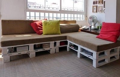 Como hacer muebles con Palets de madera usados 8