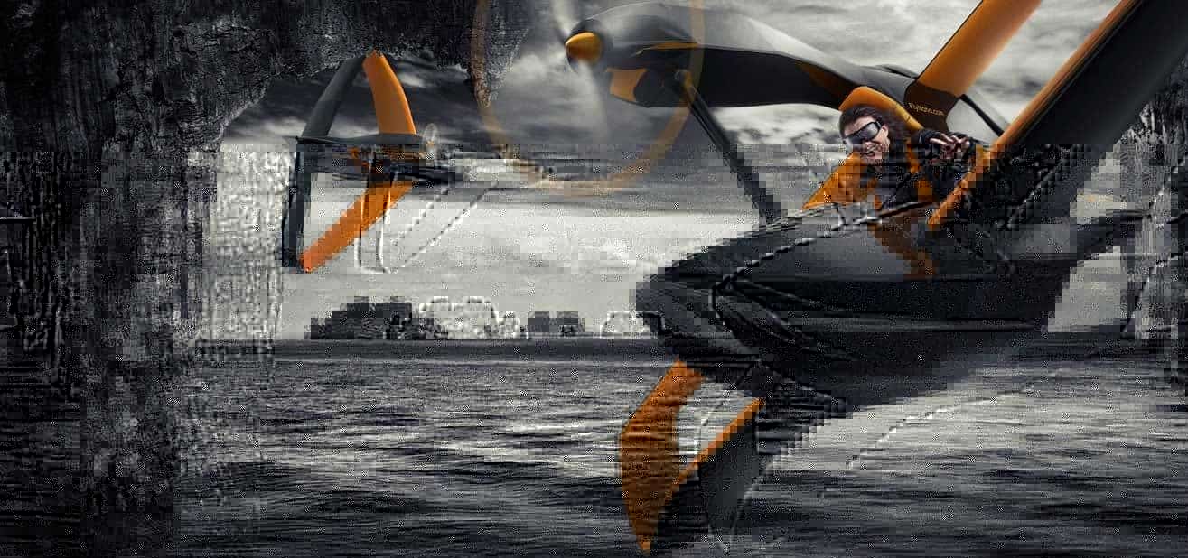 FlyNano, un económico hidroavión ultraligero con motor eléctrico 5