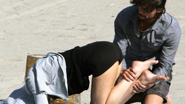 Sharon Stone, feliz con su novio argentino en la playa 5