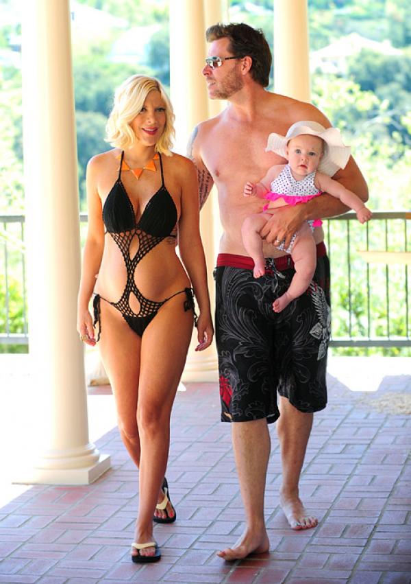 Tori Spelling luce fabulosa en su cuarto embarazo 3