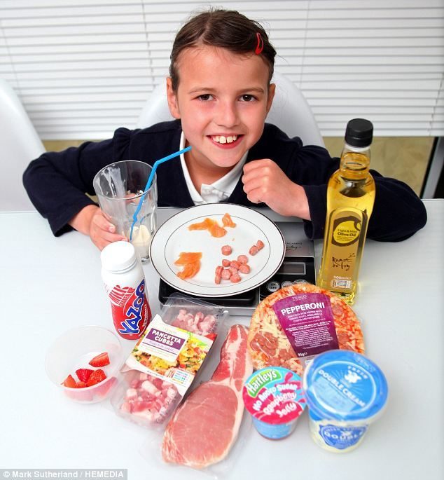 Niña de 9 años debe alimentarse a base de grasa para sobrevivir 3