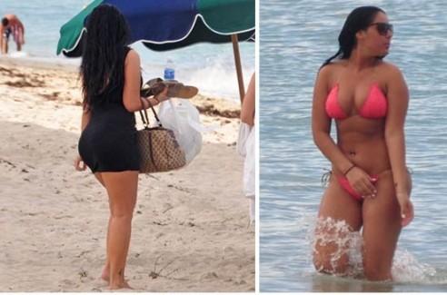 La Nueva novia de Kris Humphries es igual a Kim Kardashian... de espaldas 4