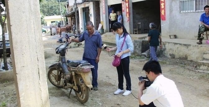 Tubos de escape para motos de bambú en China