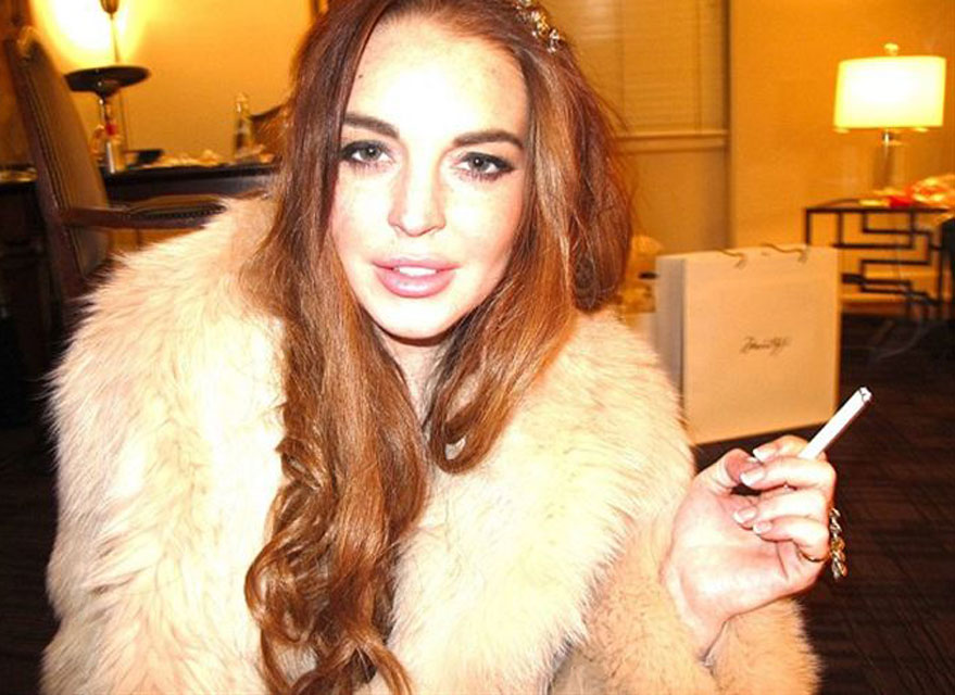 Las fotos del pijama party de Lindsay Lohan y Lady Gaga 4
