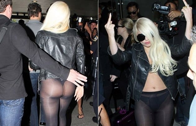 Lady Gaga lo enseña todo 1 Lady Gaga lo enseña todo 2