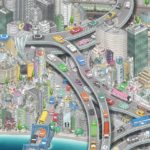 Un mural animado de Tokio tan grande tan grande que ni sus creadores saben todo lo que contiene 4