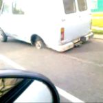 Conduciendo furgoneta sin goma en Rusia 2