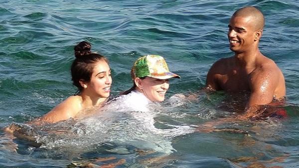 noticias El atípico look "playero" de Madonna en Francia