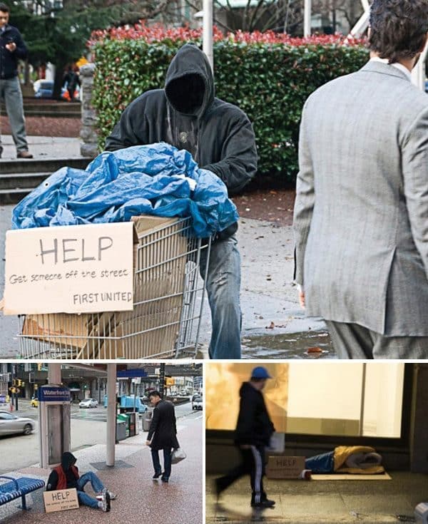 noticias Vagabundos fantasma piden ayuda en la calle