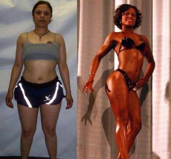 Sorprendentes transformaciones: lo que el gimnasio y comer bien puede hacer