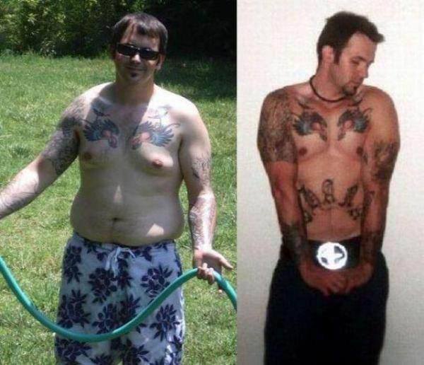 Sorprendentes transformaciones: lo que el gimnasio y comer bien puede hacer