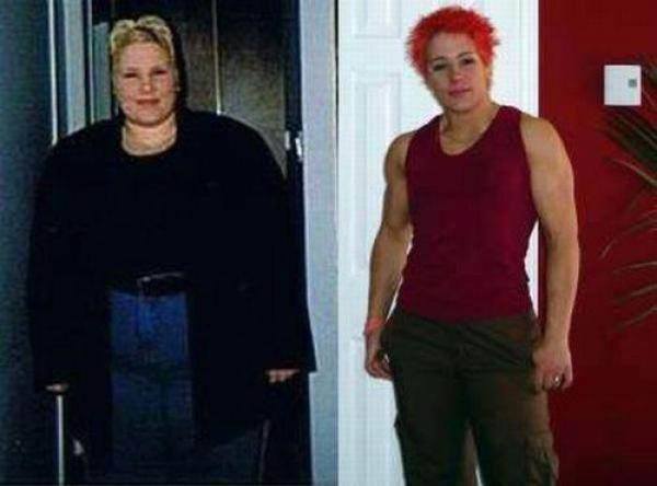 Sorprendentes transformaciones: lo que el gimnasio y comer bien puede hacer