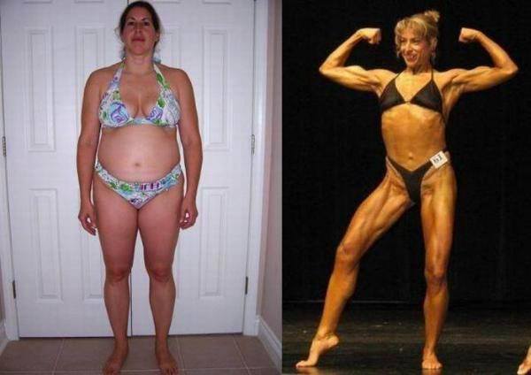 Sorprendentes transformaciones: lo que el gimnasio y comer bien puede hacer