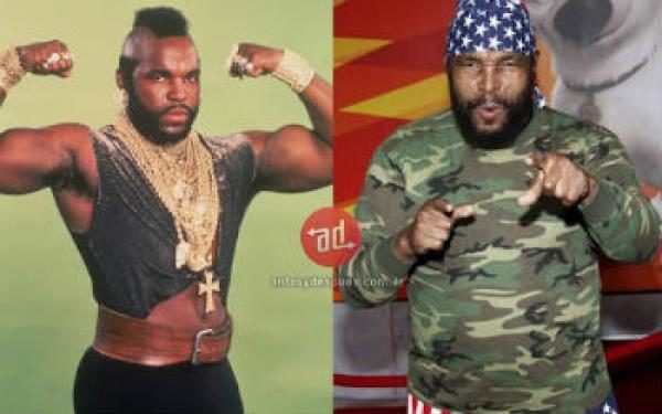 Famosos musculosos antes y después Mr. T. Laurence Tureaud