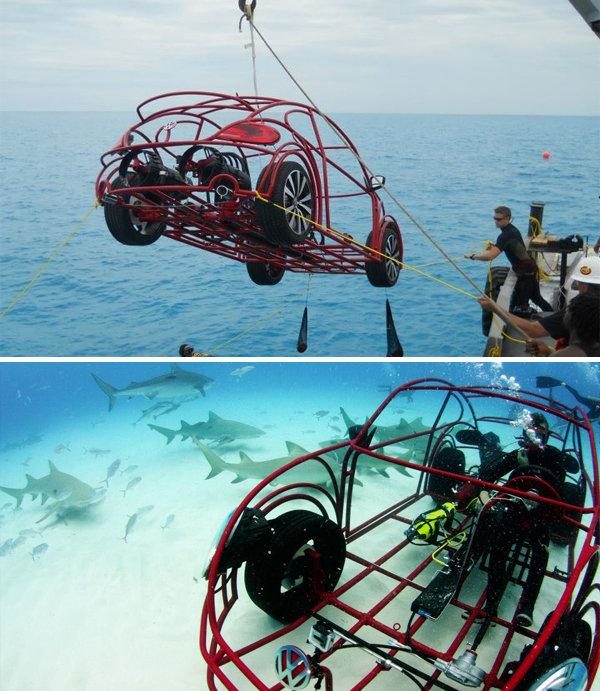 noticias El primer coche a prueba de tiburones