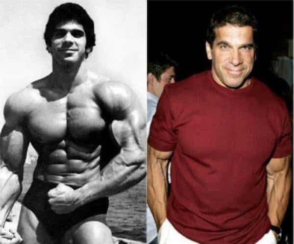 Famosos musculosos antes y después Lou Ferrigno