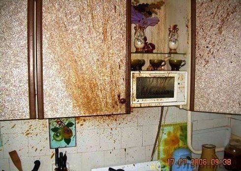 Cocina destrozada por leche condensada 4