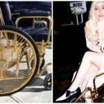 La silla de ruedas de oro de Lady Gaga 6