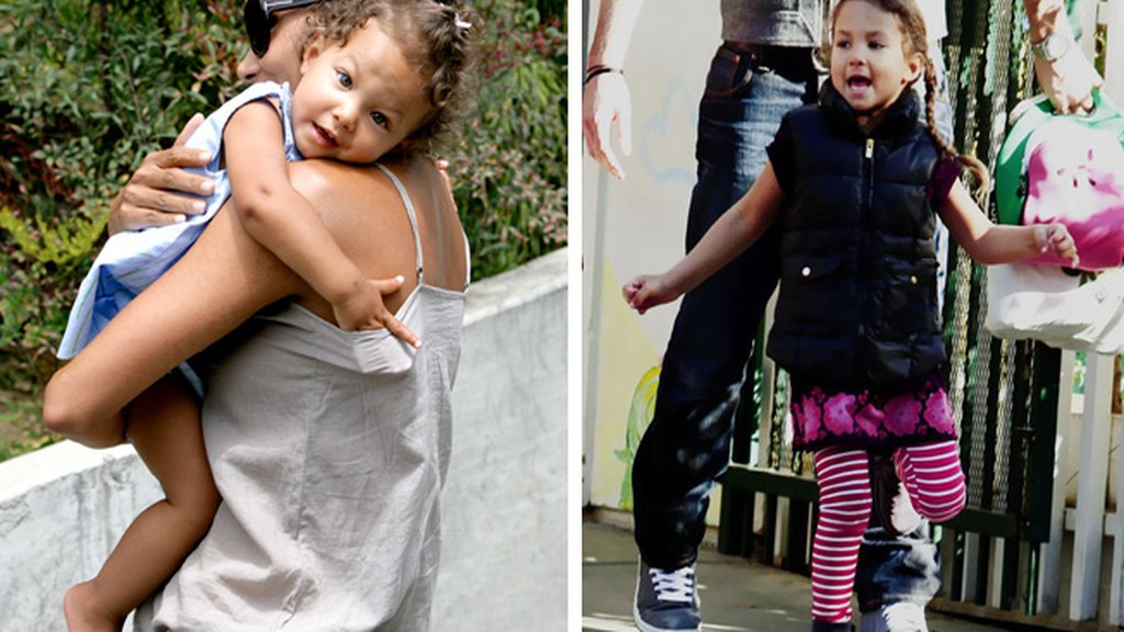 Nahla Aubry como crecen los hijos de los famosos