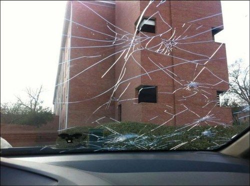 Granizos del tamaño de un meteorito en Misisipi 4