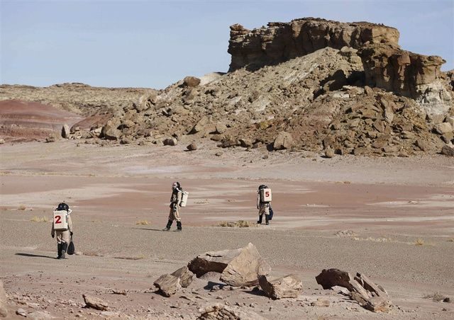 Mira cómo se vería Marte si el hombre llegara a pisar el planeta rojo 9