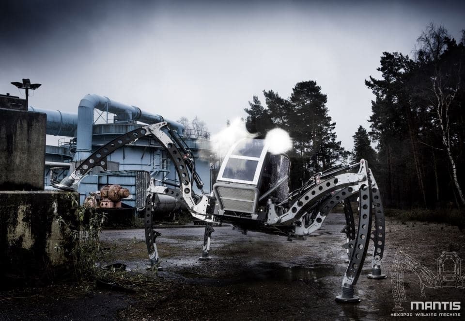 #Video Robot Mantis: Hexápodo gigante de dos toneladas 1 #Video Robot Mantis: Hexápodo gigante de dos toneladas 2