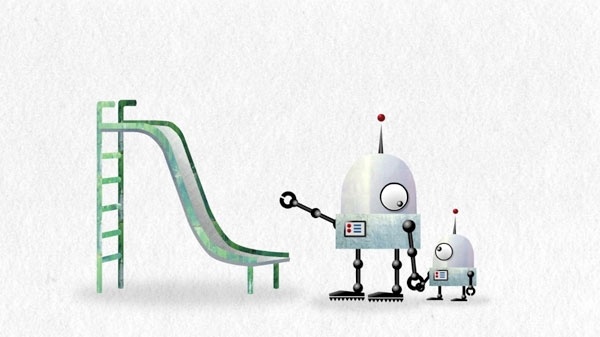 #Video D. A. D, un padre robot y su hijo 4