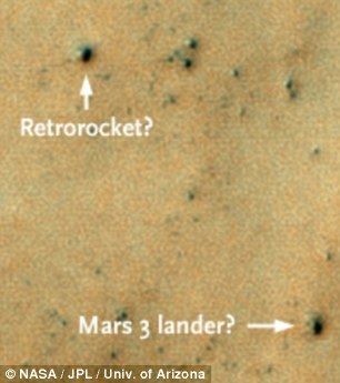 NASA muestra fotos del lugar de Marte donde habría caído nave soviética en el 71 3