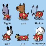 Homenaje a todos los perros soviéticos que viajaron al espacio 9