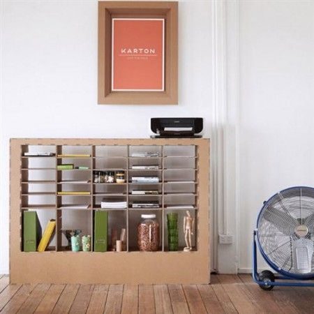 Decoración Eco Chic: Muebles hechos de cartón 3