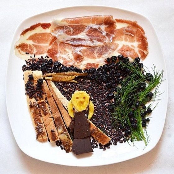 Hong Yi y sus obras de arte con comida 16