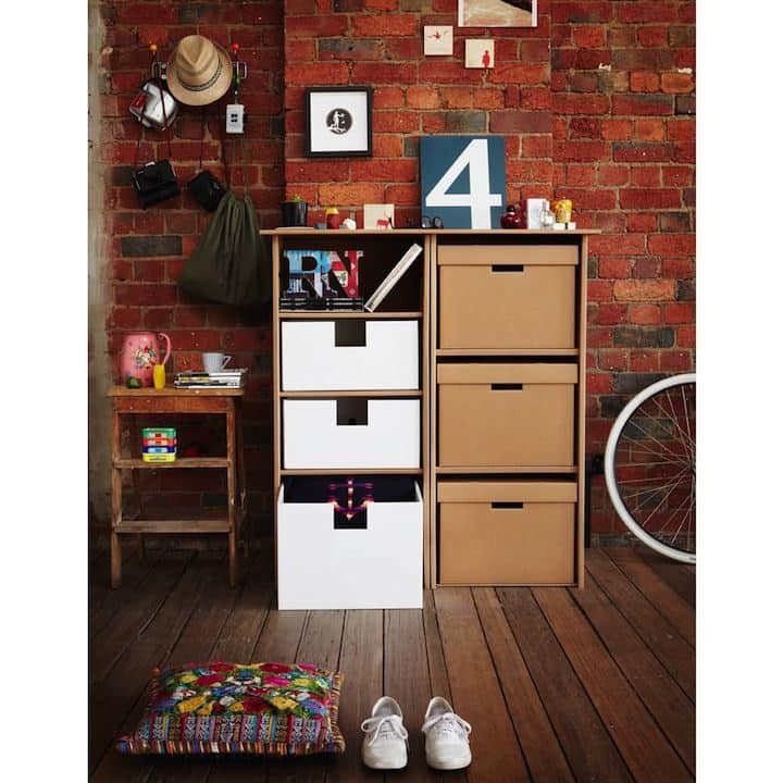 Decoración Eco Chic: Muebles hechos de cartón 10
