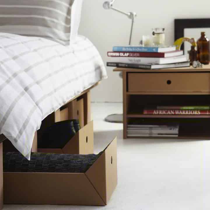 Decoración Eco Chic: Muebles hechos de cartón 12