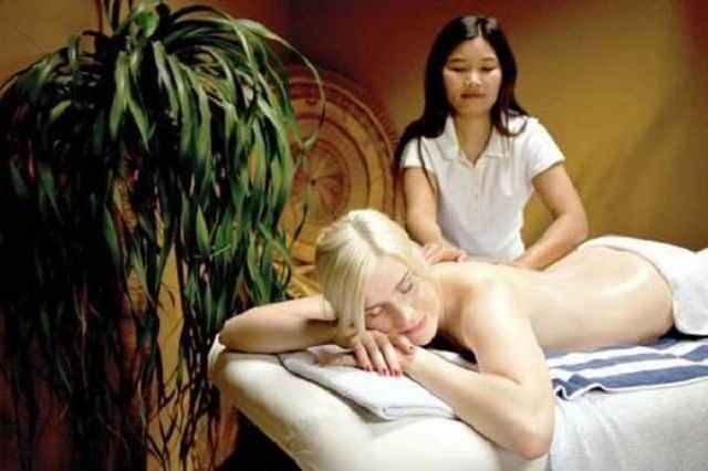 Isla tropical dentro de una cúpula y rodeada de nieve 14