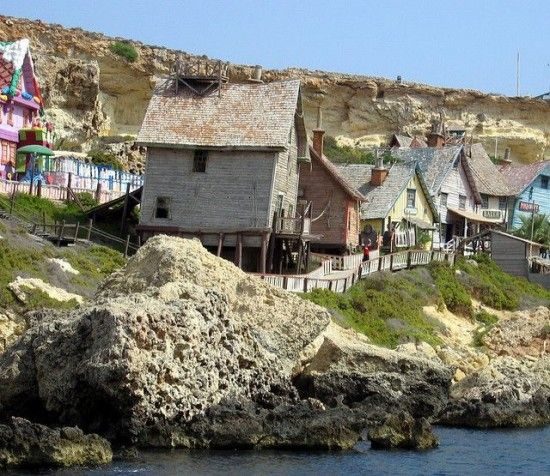 El pueblo de Popeye el Marino en Malta