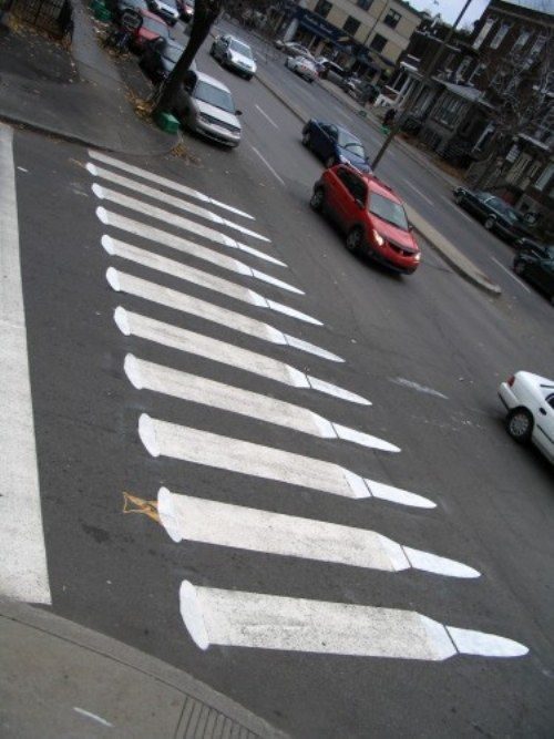Campaña de arte callejero por Peter Gibson 12